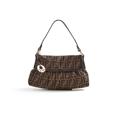 FENDI WGACA ZUCCA SMALL CHEF SHOULDER BAG (38*19*8cm) 